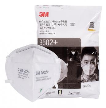 KN95 Maske 3M 9502+ ohne Ventil / 1 Stück